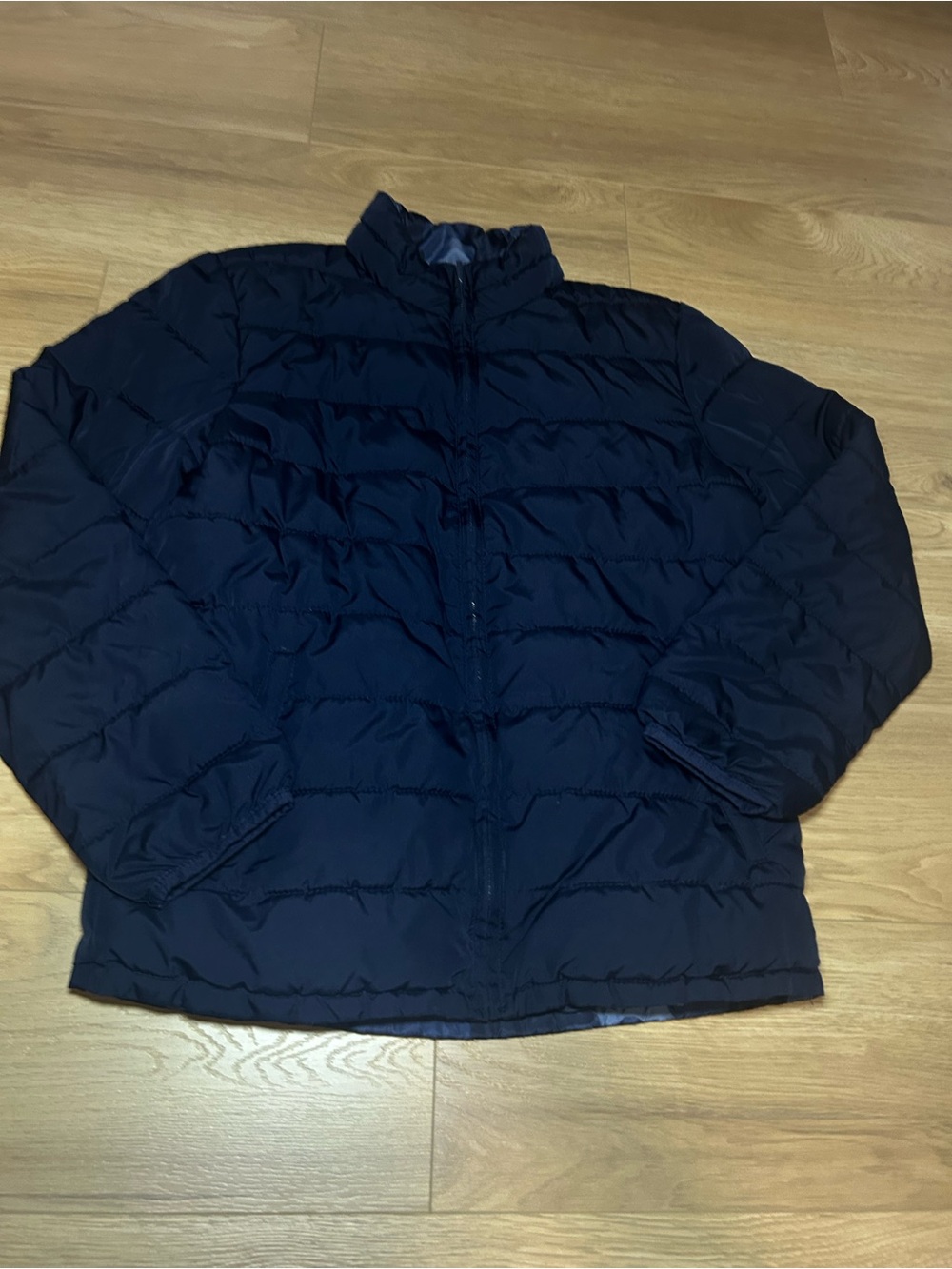 GAP Navy Blue Kids Reversible Puffer Jacket